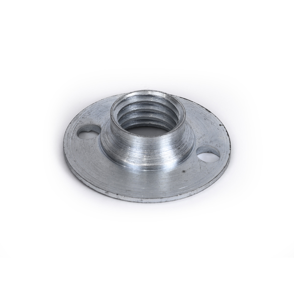 Weldcote 5/8-11 Lock Pad Nut;1-1/2" Flange W/Span Holes; For 4-1/2-9" Grinders 11220